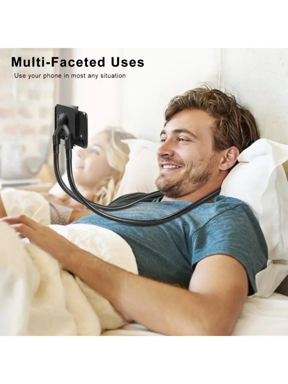 Universal Cell Phone Holder Stand, Flexible Lazy Bracket, Multi-Function Mount